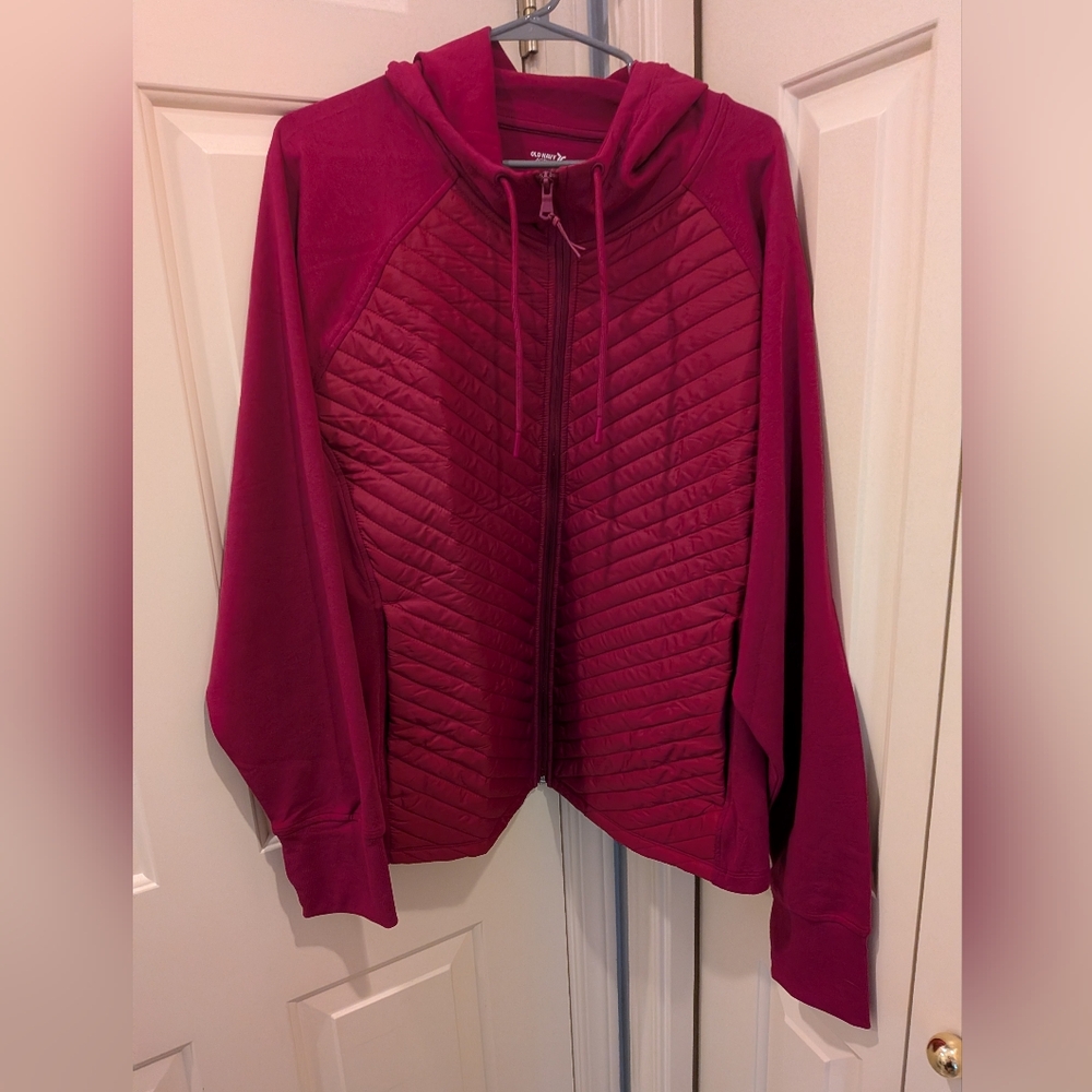 Old Navy Orchid Colored Hybrid Hoodie
